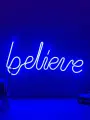 Believe неоновая лампа, светильник