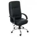 Компьютерное офисное кресло руководителя/стул компьютерный Импульс-2 черный/экокожа