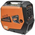 Бензиновый генератор Carver PPG- 2000, оранжевый/черный, 220/12В, 2000 Вт