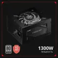 Блок питания Adata XPG Cybercore II 1300W 80+ Platinum, полностью модульный, 12VHPWR APFC, 16 pin PCI-E CYBERCOREII1300P-BKCEU