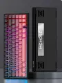 MCHOSE G75 Pro Игровая клавиатура беспроводная-Cabbage Nai Huang V2, Английская раскладка, черный-светло-розовый