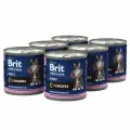 Консервы с говядиной Brit Premium by Nature для кошек, 6 шт. х 200 г