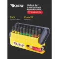 Набор бит KRANZ REXANT, сталь S2, магнитный держатель, в кейсе, 18шт