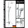 Душевая система с тропическим душем Allen Brau x Eclipse. Цвет - Хром. Латунь - 5. E1006-00
