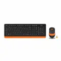 Комплект мышь + клавиатура A4Tech Fstyler FG1010 Black/Orange