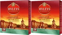 Hyleys Чай черный английский, королевский купаж, 100 пак, 2 уп.