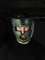 Шлем боксерский Tomorrow Star Warrior (S) Green Black