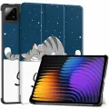 Умный чехол для Xiaomi Pad 7 / Pad 7 Pro / Ксиаоми Пад 7 2024 года, 11.2 дюйма, cонный кот