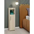 Тумба Simplycon Тумбочка прикроватная узка 82х20х21 см, цвет Сонома