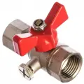 Шаровый кран для подключения манометра Valtec VT.807. N.0404