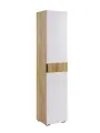 Шкаф однодверный «Бери», дуб крафт золотой/белое дерево (400х346х1826)