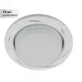 (15 шт.) Светильник точечный ЭРА KL 77 AL/WH /1 Gx53,220V, 13W, серебро/белый