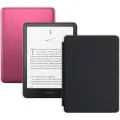 Электронная книга Amazon Kindle PaperWhite 12 2024 32Gb SE Metallic Raspberry с обложкой ReaderONE PaperWhite 2024 Black