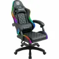 Игровое кресло Defender Energy, экокожа, с RGB-подсветкой, до 110кг