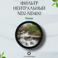 Фильтр нейтральный с переменной плотностью ND2-ND400 55мм / ND Variable / Защитный фильтр для объектива