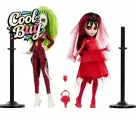 Monster High Skullector Beetlejuice Lydia and Deetz / Монстр Хай детский классический кукольный набор из 2 предметов с подставкой для куклы и аксессуарами