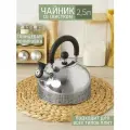 Катунь Чайник со свистком КТ-105 2,5 л, 2.5 л, серебристый