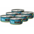 Влажный корм Brit Premium By Nature Dog для взрослых собак маленьких пород с телятиной и языком банка, 100 гр х 6 шт