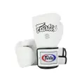 Боксерские перчатки Fairtex Super Sparring BGV5 White (12 унций)