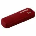 Память Smart Buy Clue 8GB, USB 2.0 Flash Drive, бордовый, 376292