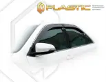 Дефлекторы окон (Classic полупрозрачный) Toyota Camry 2014 - г. в. СА Пластик (Арт. 2010030310572)