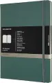 Блокнот в линейку Moleskine PROFESSIONAL PROPFNTB4HBK19 19х25 см, 192 стр. твердая обложка, forest green зеленый