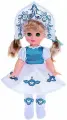 Детская кукла Эля Гжельская красавица, игрушка для девочек, классическая куколка в национальном костюме, закрывающая глаза, 30,5 см
