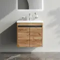 Тумба под раковину AM.PM Pulse подвесная 60 см, с дверками, дерево текстурированное