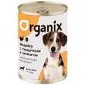 Organix Консервы для собак Индейка с сердечками и шпинатом 400г (10 шт)