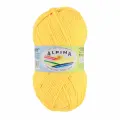 Пряжа ALPINA TOMMY 100% микнес 10 шт. х 50 г 130 м +- 10 м №006 желтый