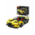 Конструктор iM.Master Гоночный авто, 1103 детали / Желтый