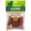 ТитБит 5шт х 100г трубочки из мяса утки лакомство для собак мини пород