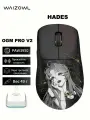 WAIZOWL Игровая мышь беспроводная V2 HADES, черный, золотой