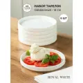 Набор обеденных тарелок 18см Tudor England Royal White, 6шт