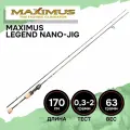 Спиннинг Maximus Legend NANO-JIG 17XUL-T 1,7m 0,3-2g (MNJSLN17XUL-T)