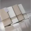 Maison Dor LINES хлопок Кухонные полотенца 4 шт(30*50) в упаковке кофе