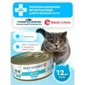Влажный диетический корм Best Dinner Vet Profi Obesity для кошек при для снижения и контроля избыточной массы тела Лосось (12шт х 100гр)