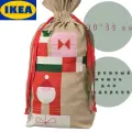 IKEA VINTERFINT Большой мешок для подарков икеа винтерфинт, джут