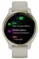 Умные часы Garmin Venu 2 Plus Cream Gold Stainless Steel Bezel with Ivory Case and Silicone Band (010-02496-12)