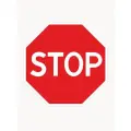 Дорожный знак Стоп, 60х60 см, ПВХ