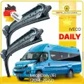 Дворники Iveco Daily (6) Ивеко Дейли автобус 2014 2015 2016 2017 2018 2019 2020 2021 2022 Щетки стеклоочистителя бескаркасные автомобильные 650мм-650мм к-т 2шт.