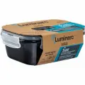 Контейнер Luminarc BLACK BOX 820 мл, прямоугольный, с крышкой, стекло, чёрный (Q8605)