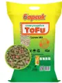 Натуральный комкующийся наполнитель для кошачьего туалета TOFU Барсик Тропик микс 15л