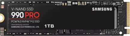 SSD диск Samsung 990 PRO, 1000GB, M.2 2280, PCIe 4.0 x4 (MZ-V9P1T0BW)