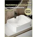 Раковина для ванной накладная Teymi Netta 50 белая T51201 белая