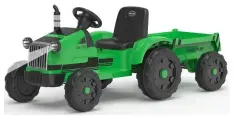 Детский трактор с прицепом TR 55 Зеленый