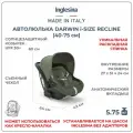 Inglesina Darwin Infant Recline, автолюлька до 1 года гр.0 (0-13 кг), цвет Tribeca Green
