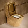 Унитаз моноблок с функцией биде BADENBECHER 8617ABG золотой