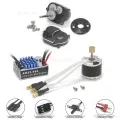 NEEBRC 2322 2600KV RC Outrunner Гусеничный бесщеточный двигатель 5,5-9 В 45A ESC BEC Металлическая коробка передач для MN82 MN99S MN168 MN78 Автомобиль Black T Plug