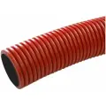 Гофрированная двустенная труба Промрукав ПНД гибкая тип 450 SN12 с/з красная д90 50м PR15.0029